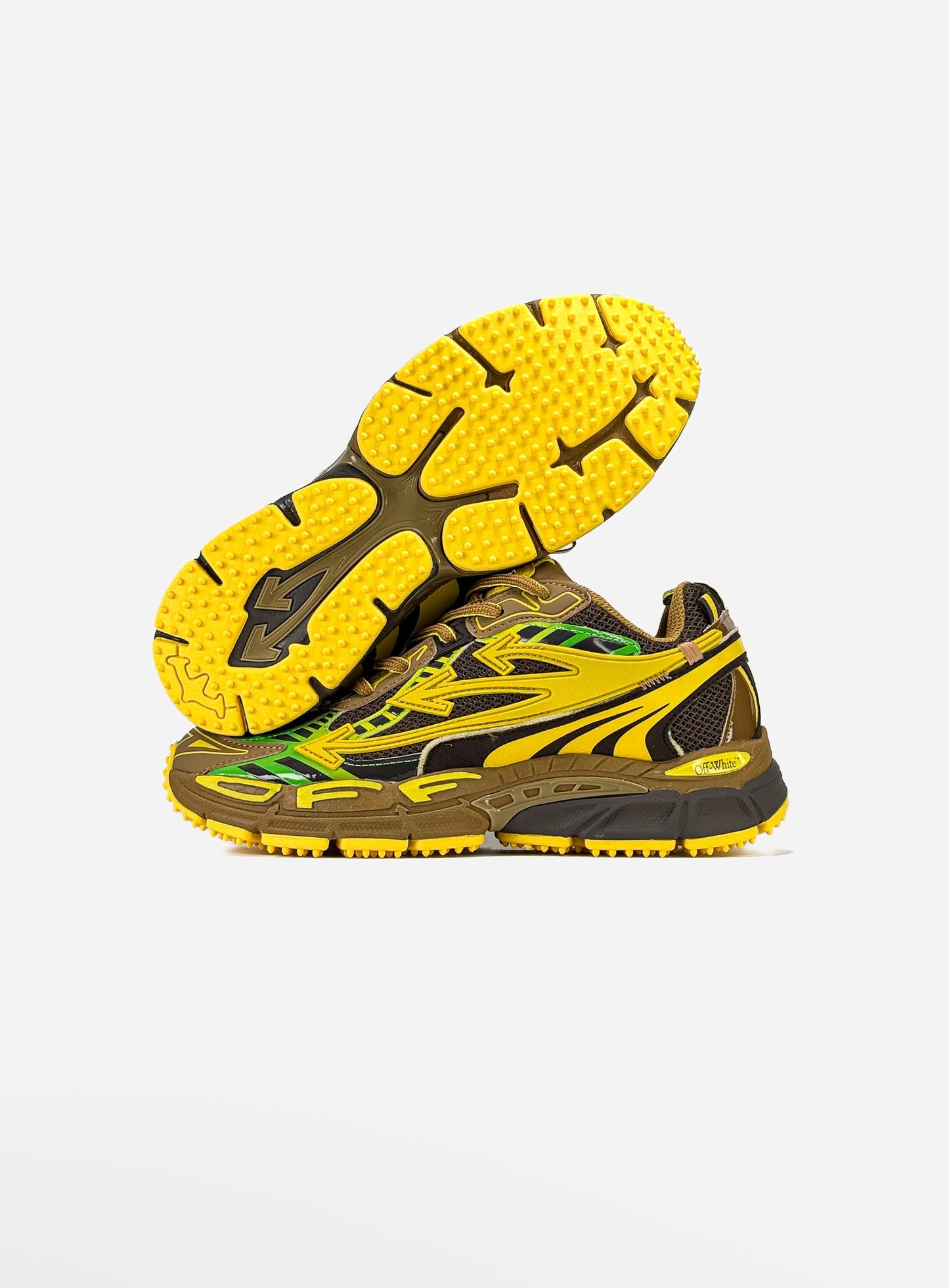 Off-White Be Right Back Brown Yellow