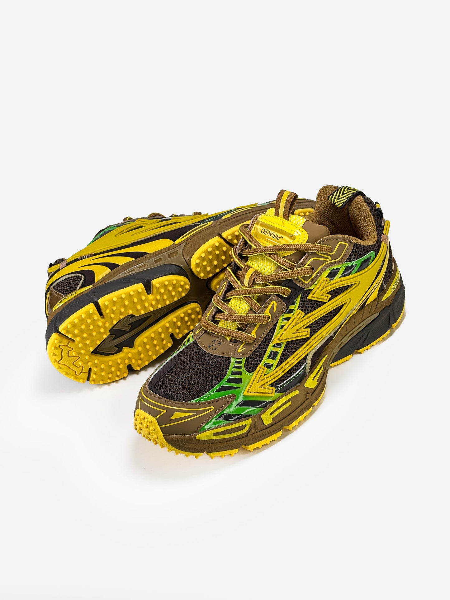 Off-White Be Right Back Brown Yellow