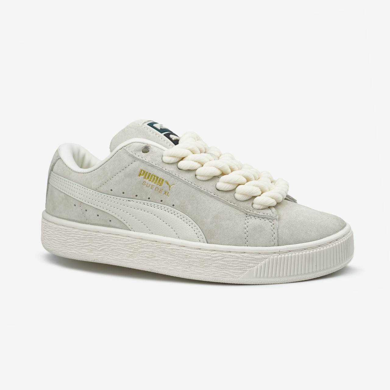 Puma Suede XL Beige Rope Laces