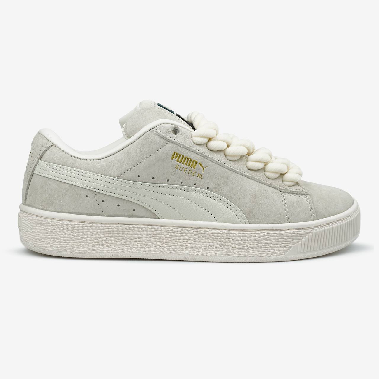 Puma Suede XL Beige Rope Laces