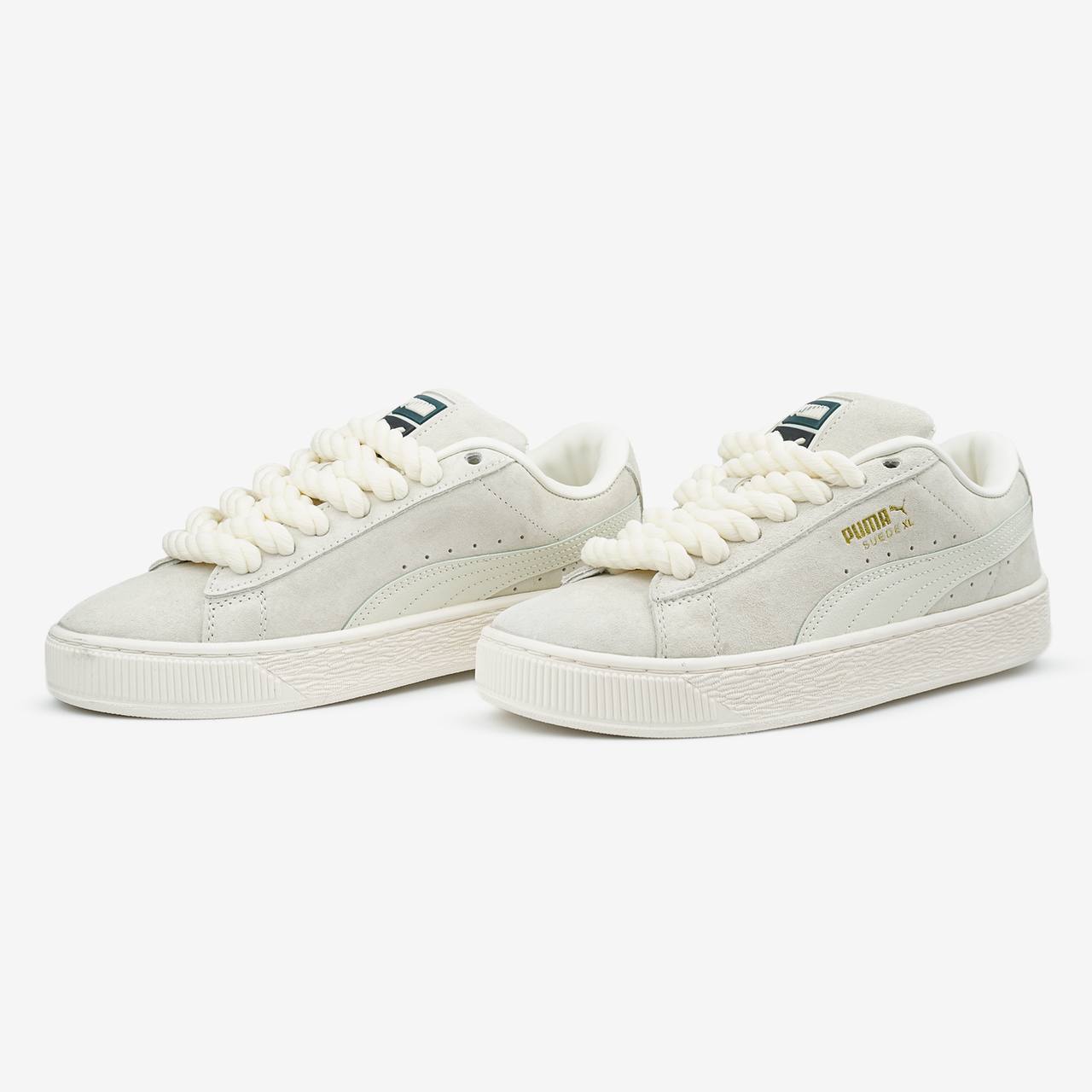 Puma Suede XL Beige Rope Laces