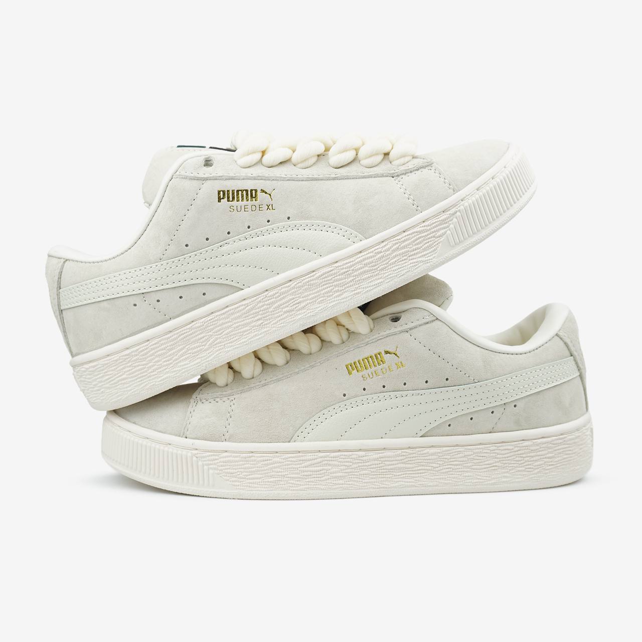 Puma Suede XL Beige Rope Laces