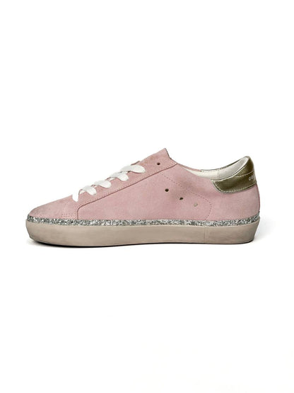 Golden Goose Superstar Pink Suede Silver