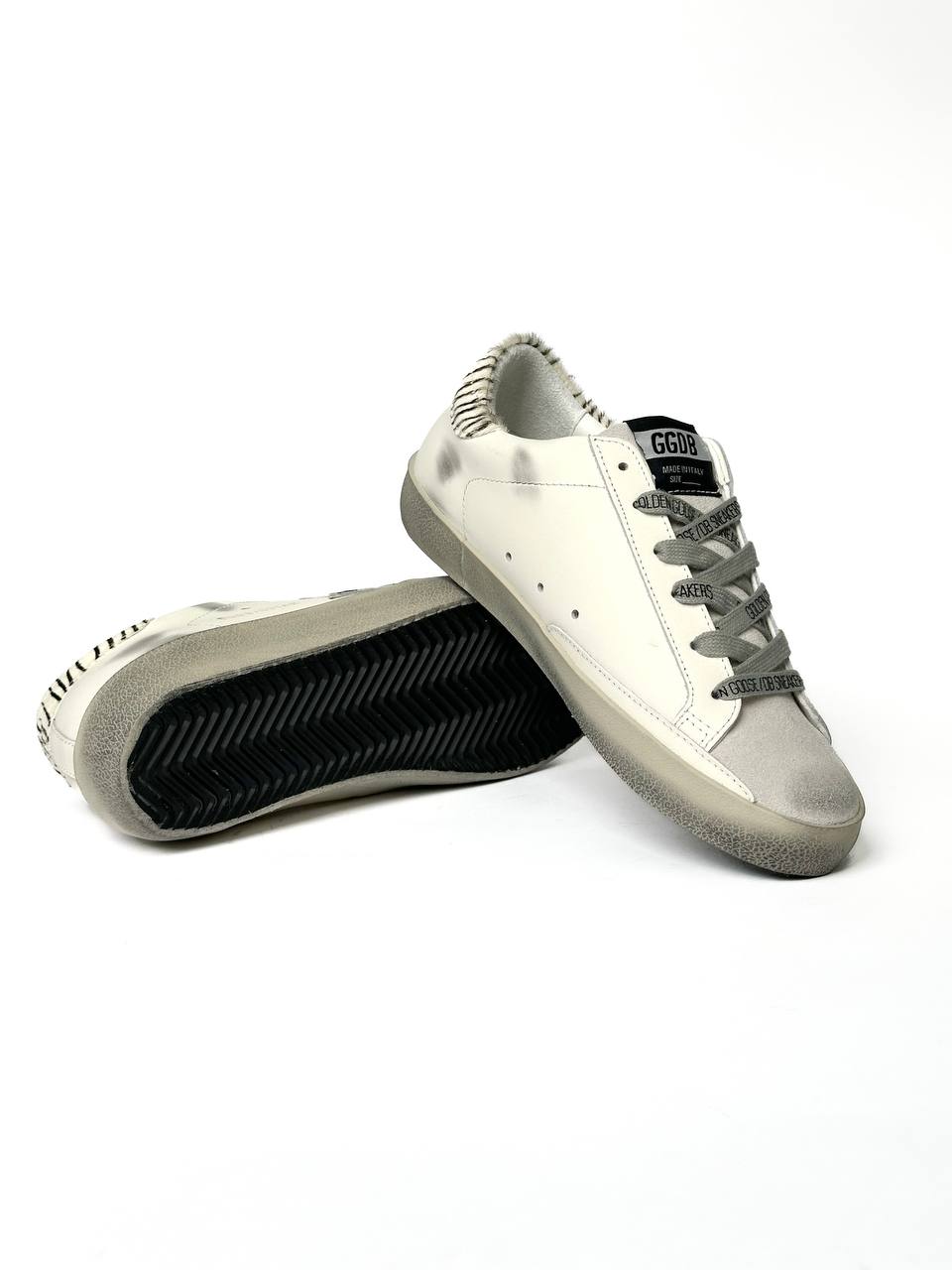 Golden Goose Superstar GGDB White Zoo Print