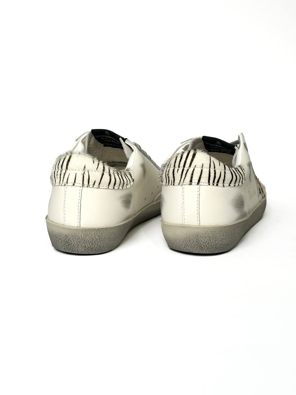 Golden Goose Superstar GGDB White Zoo Print