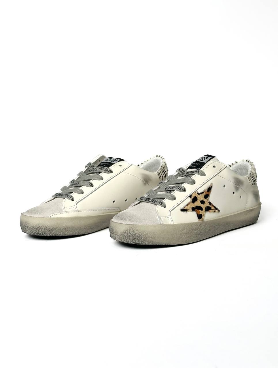 Golden Goose Superstar GGDB White Zoo Print