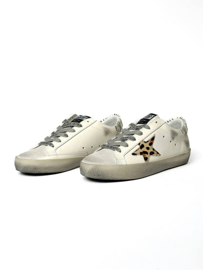 Golden Goose Superstar GGDB White Zoo Print