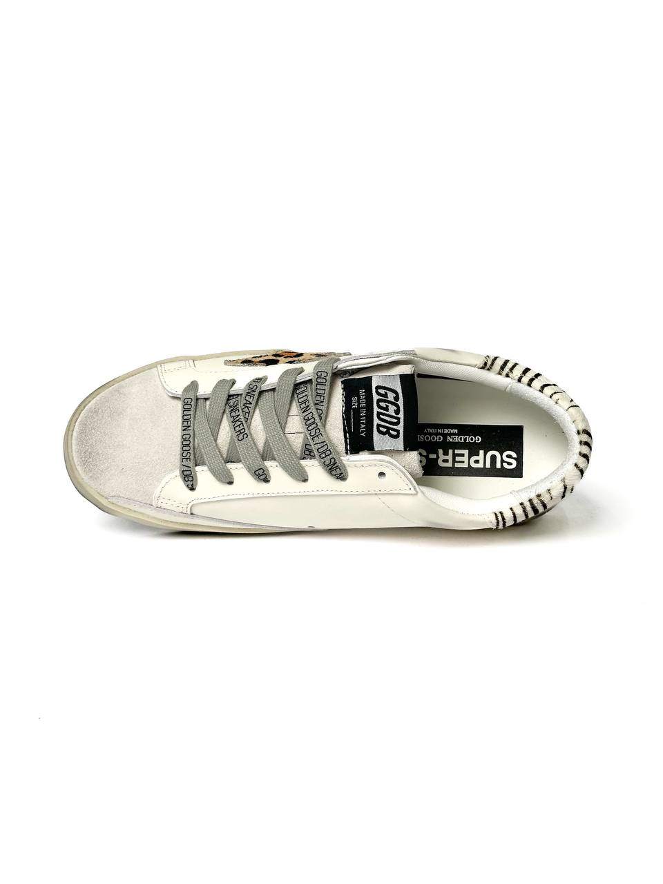 Golden Goose Superstar GGDB White Zoo Print