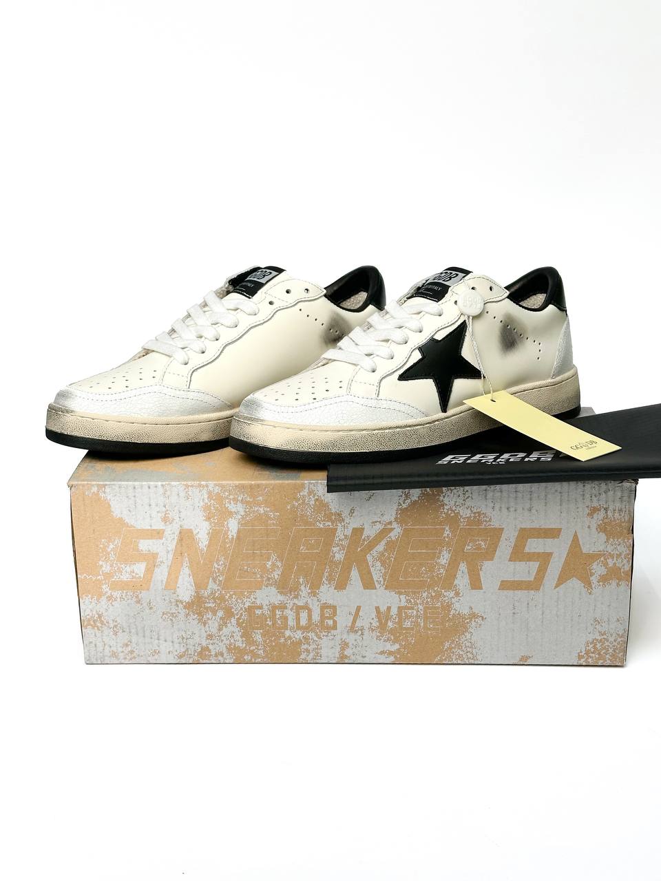 Golden Goose Superstar GGDB Ballstar Golden Cream