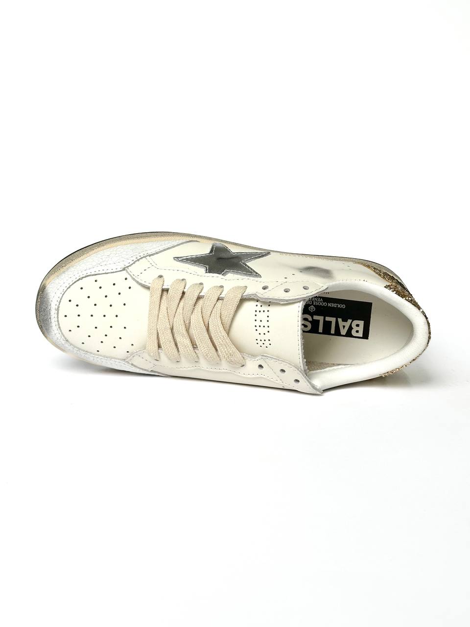 Golden Goose Superstar GGDB Ballstar Golden Cream