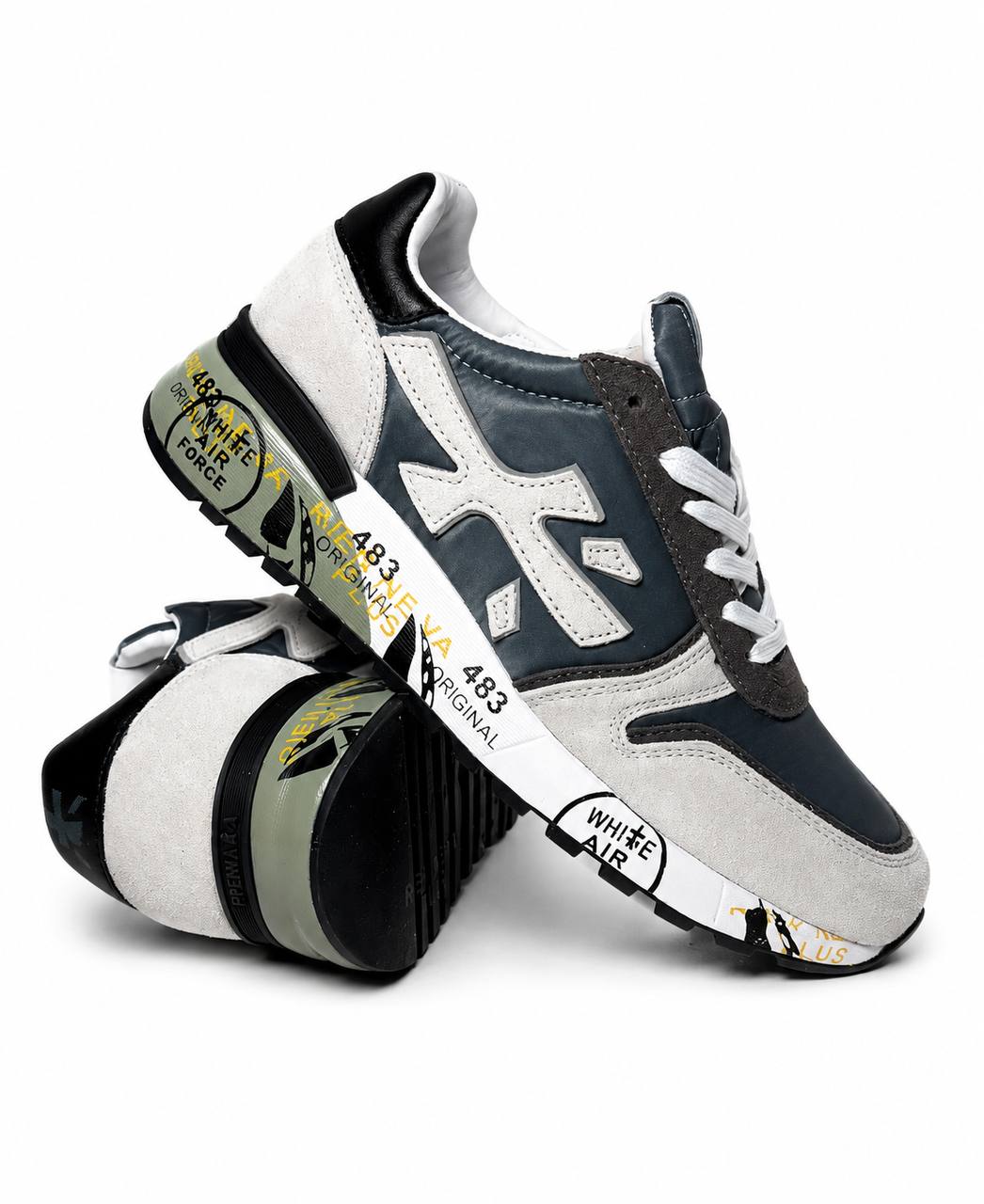 Premiata Mick Grey Blue 2.0