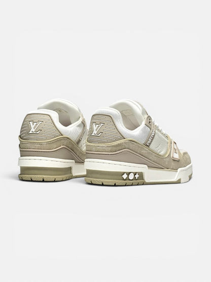 Louis Vuitton Trainer Beige White