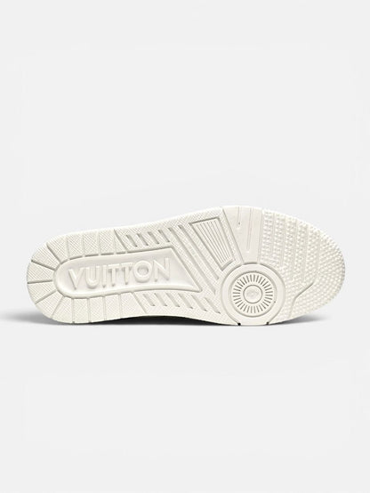 Louis Vuitton Trainer White Grey