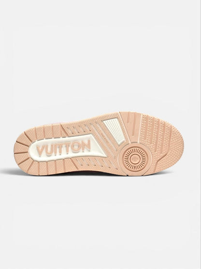 Louis Vuitton Trainer White Pink