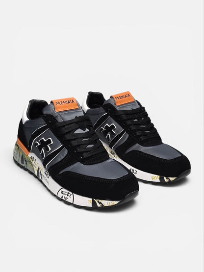 Premiata Lander Grey Black Orange