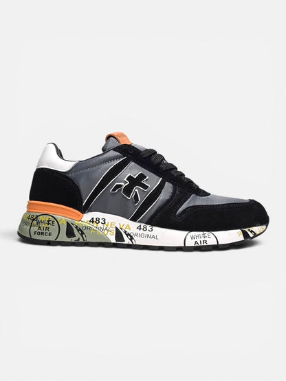 Premiata Lander Grey Black Orange
