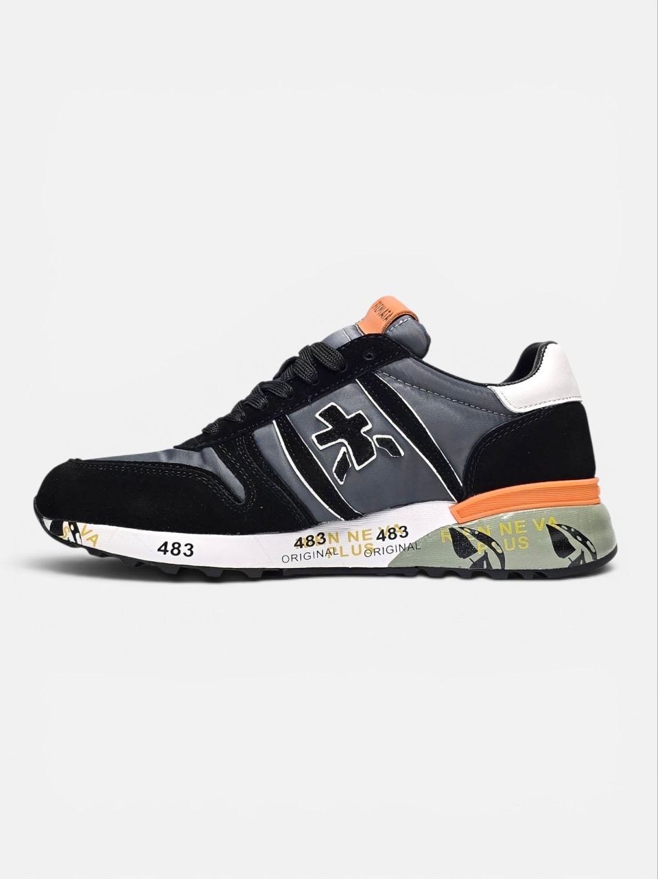 Premiata Lander Grey Black Orange