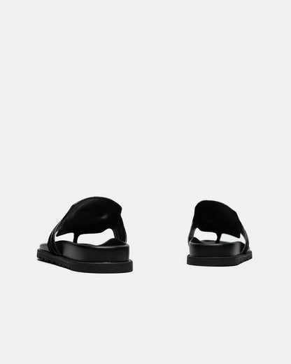 Hermes Empire Suede Slippers Black