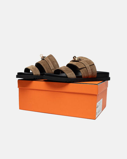Hermes Empire Sandal Etoupe