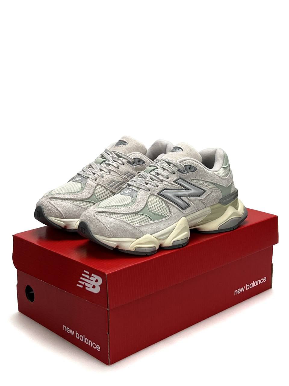 New Balance 9060 Light Grey Mint