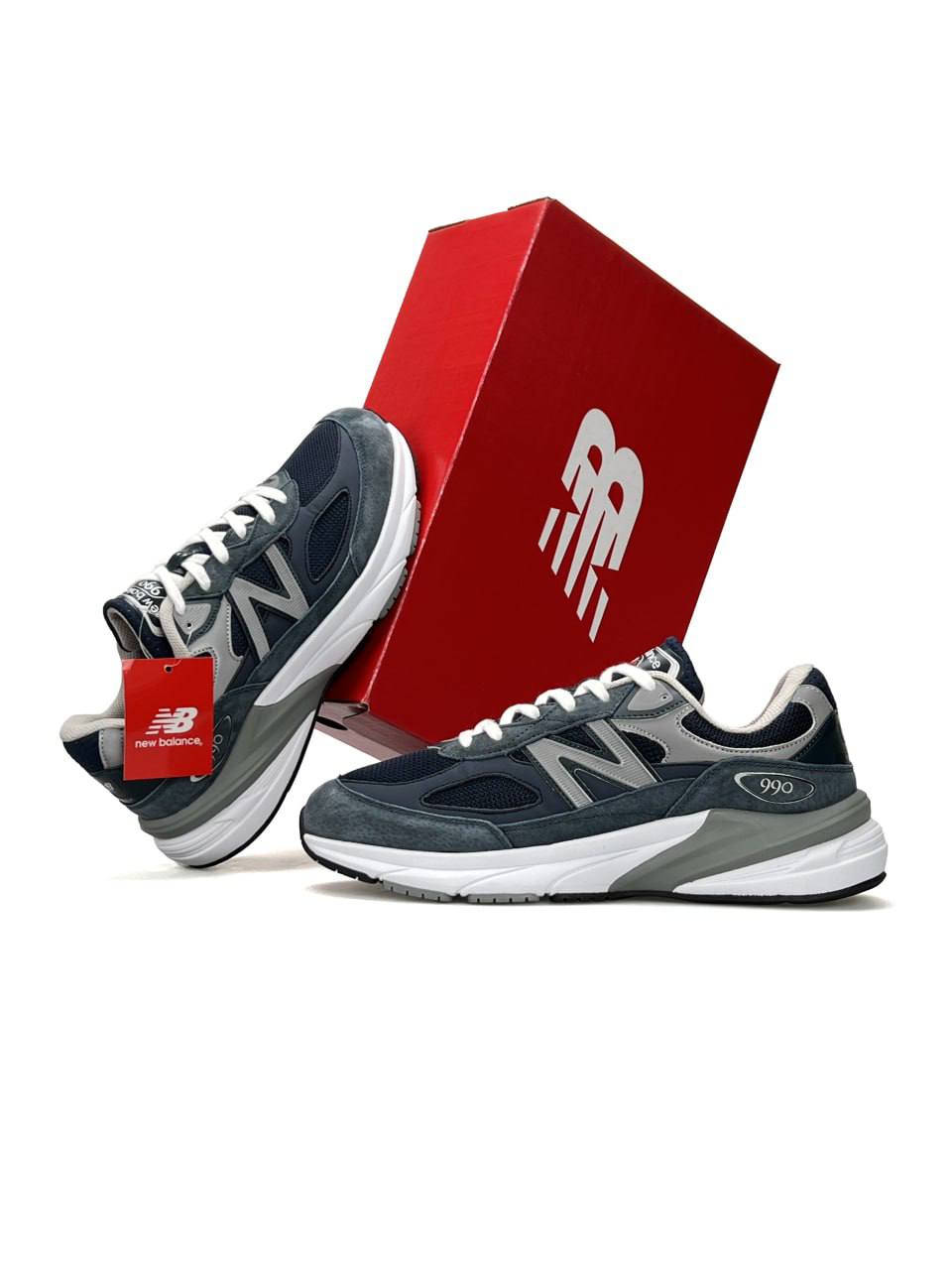 New Balance 990v6 Dark Navy White