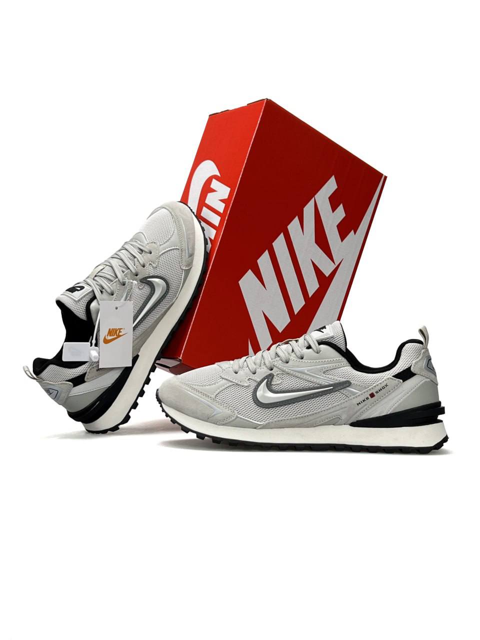 Nike Waffle S Beige Grey Black