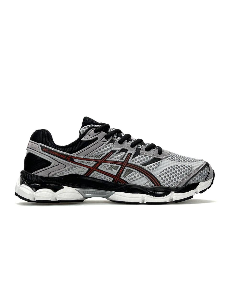 Asics Gel-Cumulus 16 Grey Black Red