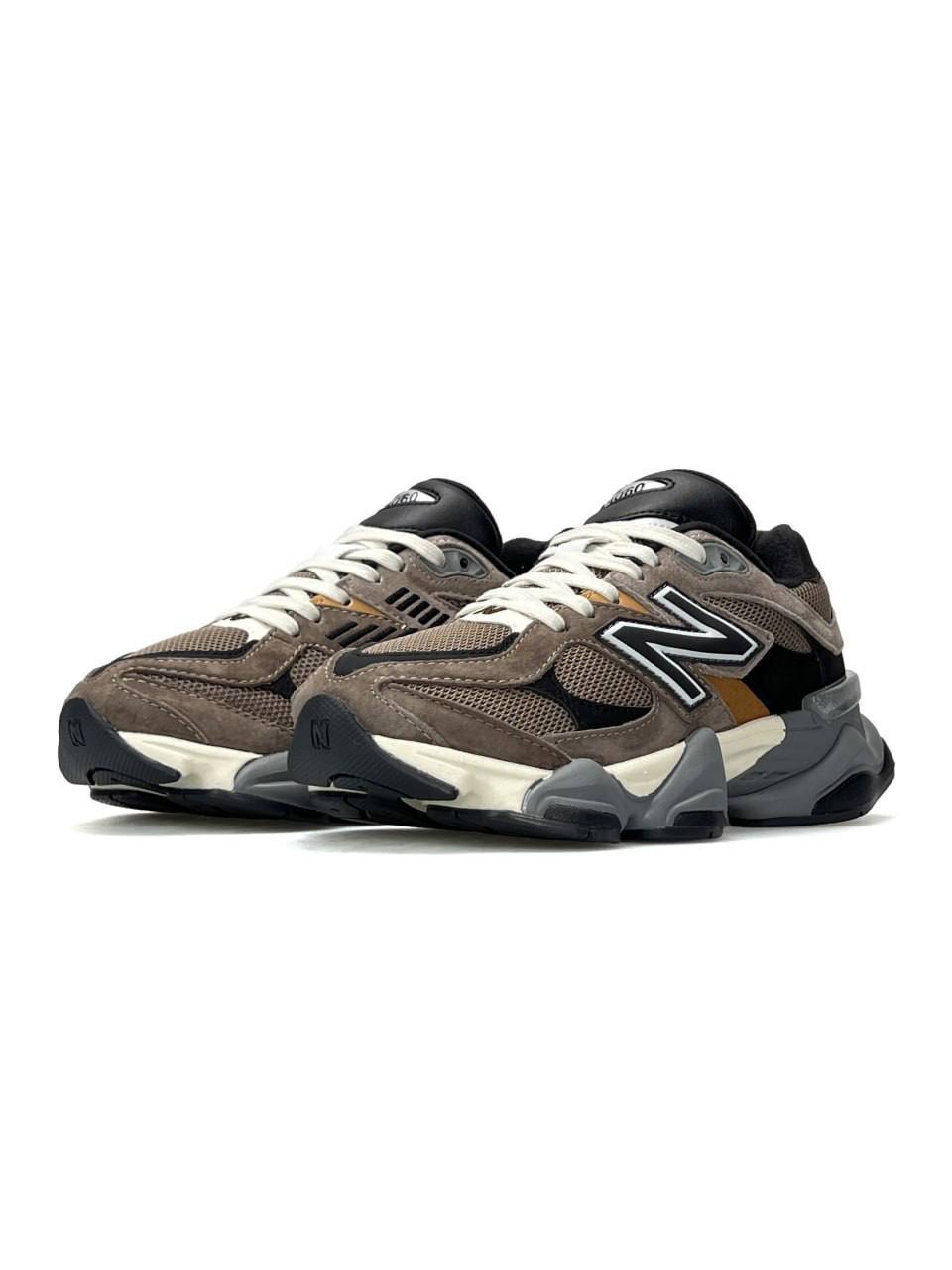 New Balance 9060 Brown Grey Black