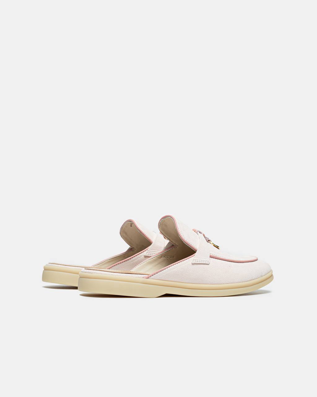 Loro Piana Mules Soft Pink