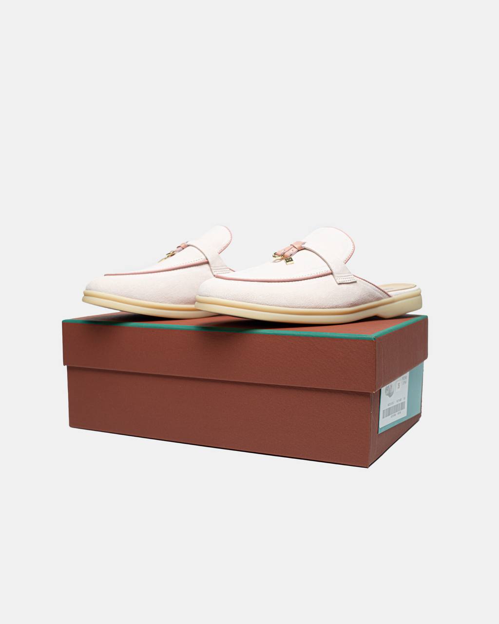 Loro Piana Mules Soft Pink