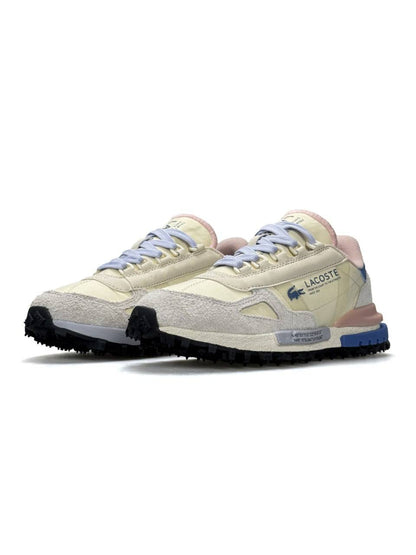 Lacoste Elite Active Beige Blue Pink