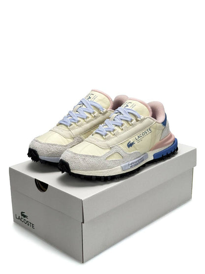Lacoste Elite Active Beige Blue Pink