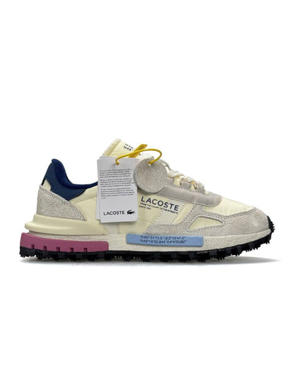 Lacoste Elite Active Beige Grey Pink