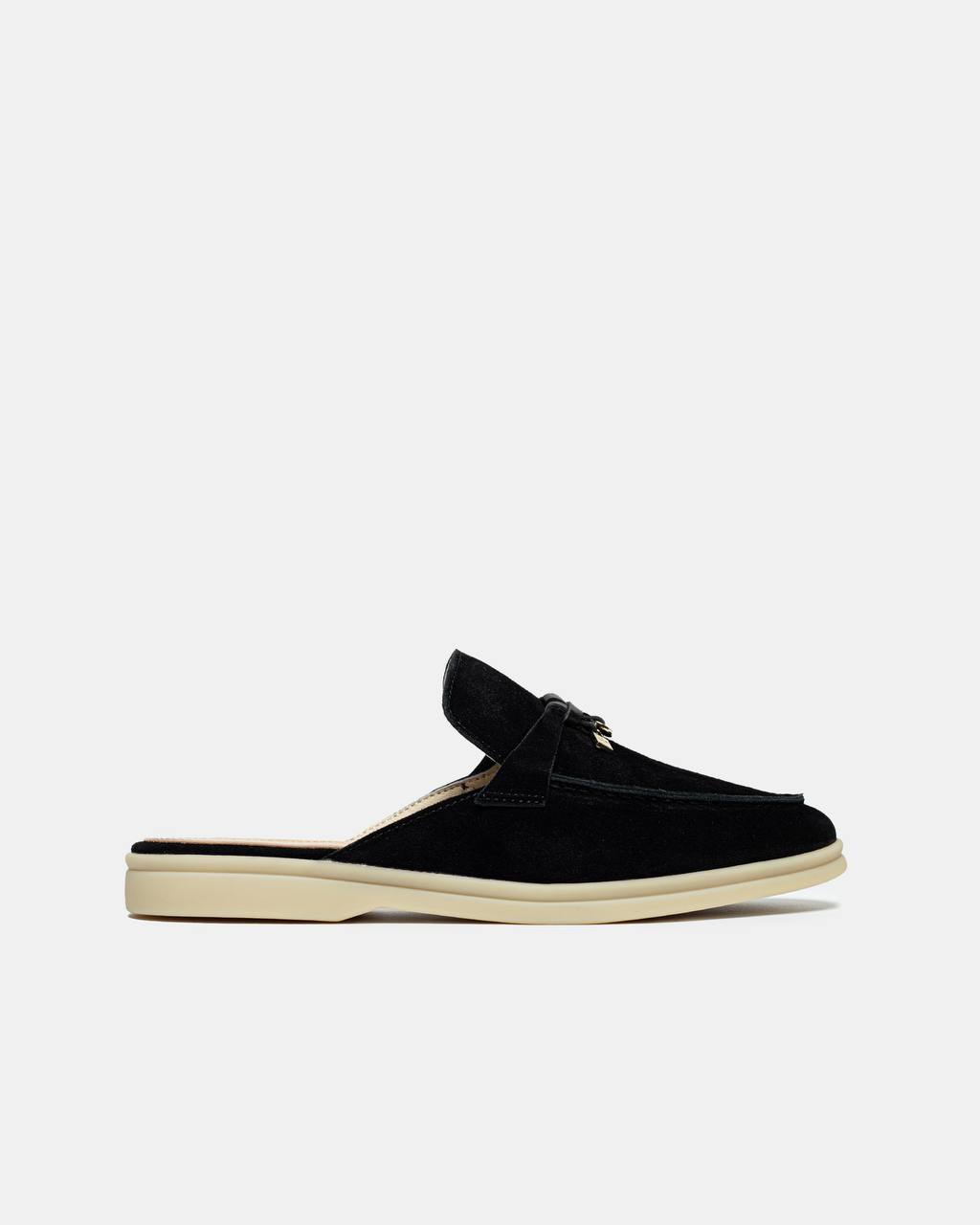 Loro Piana Summer Walk Mules Black