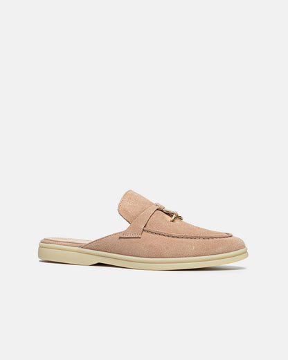 Loro Piana Summer Walk Mules Beige