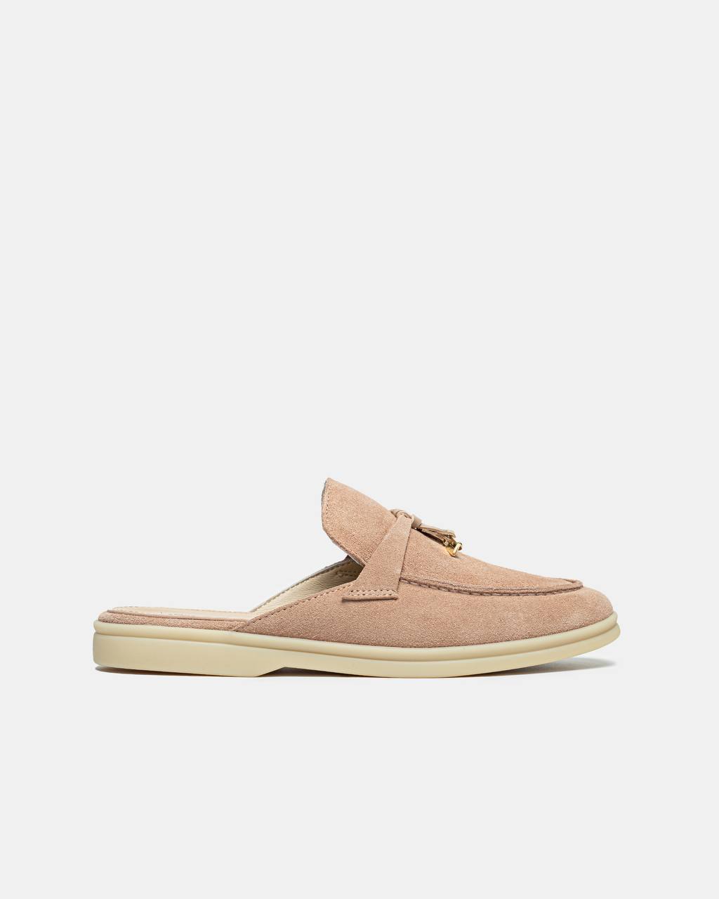 Loro Piana Summer Walk Mules Beige