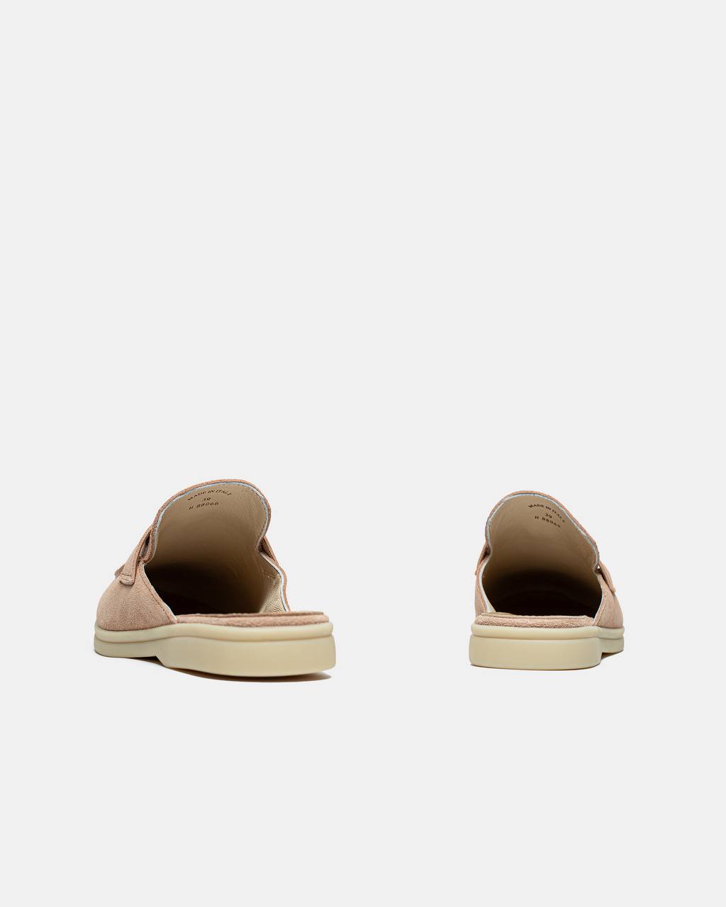 Loro Piana Summer Walk Mules Beige
