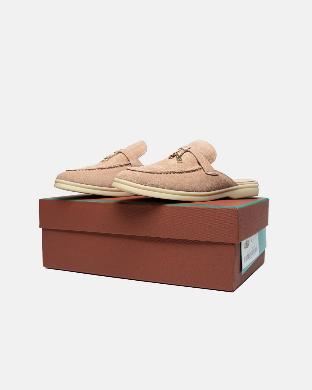 Loro Piana Summer Walk Mules Beige