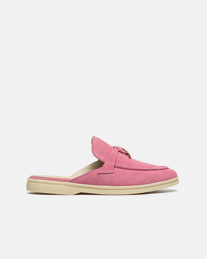 Loro Piana Summer Walk Mules Pink Sand