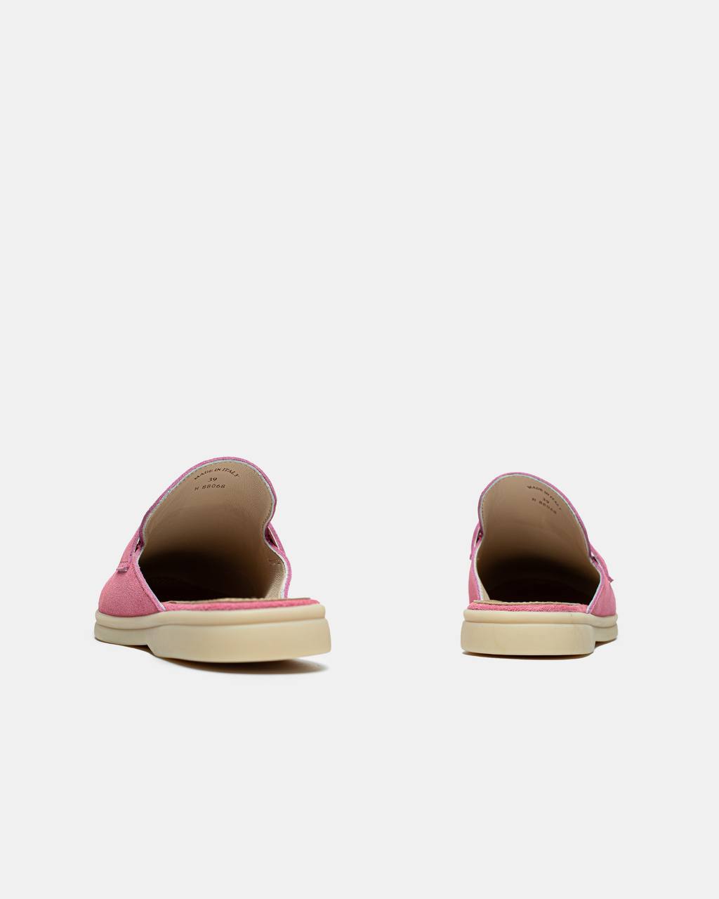 Loro Piana Summer Walk Mules Pink Sand