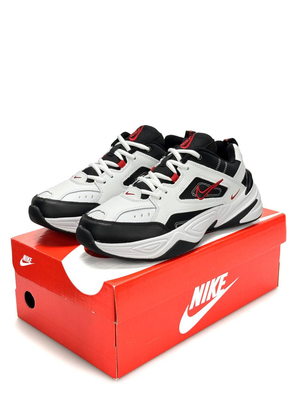 Nike M2K Tekno White Black Red
