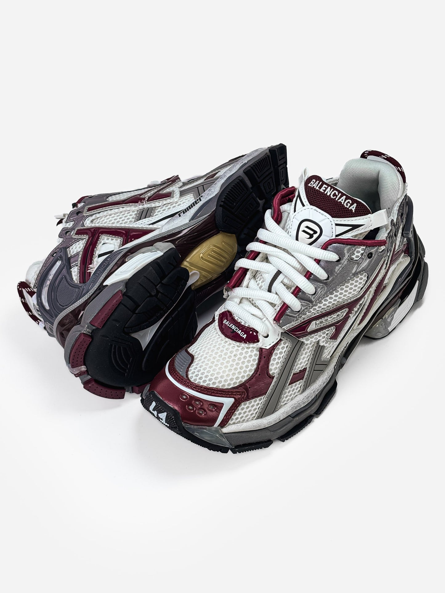 Balenciaga Runner Burgundy Grey