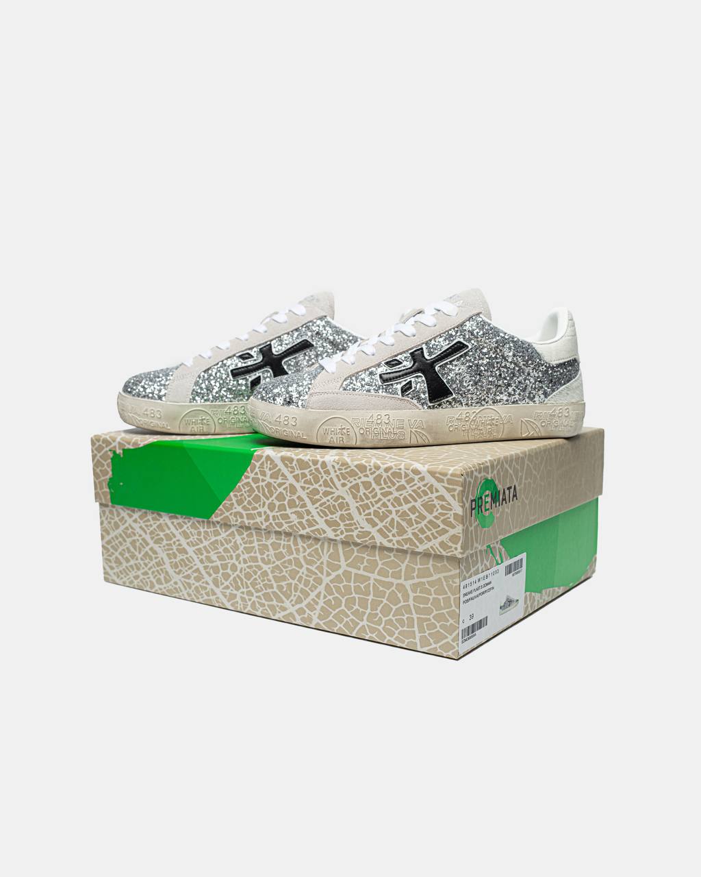 Premiata Stevend 6660 Silver Glitters