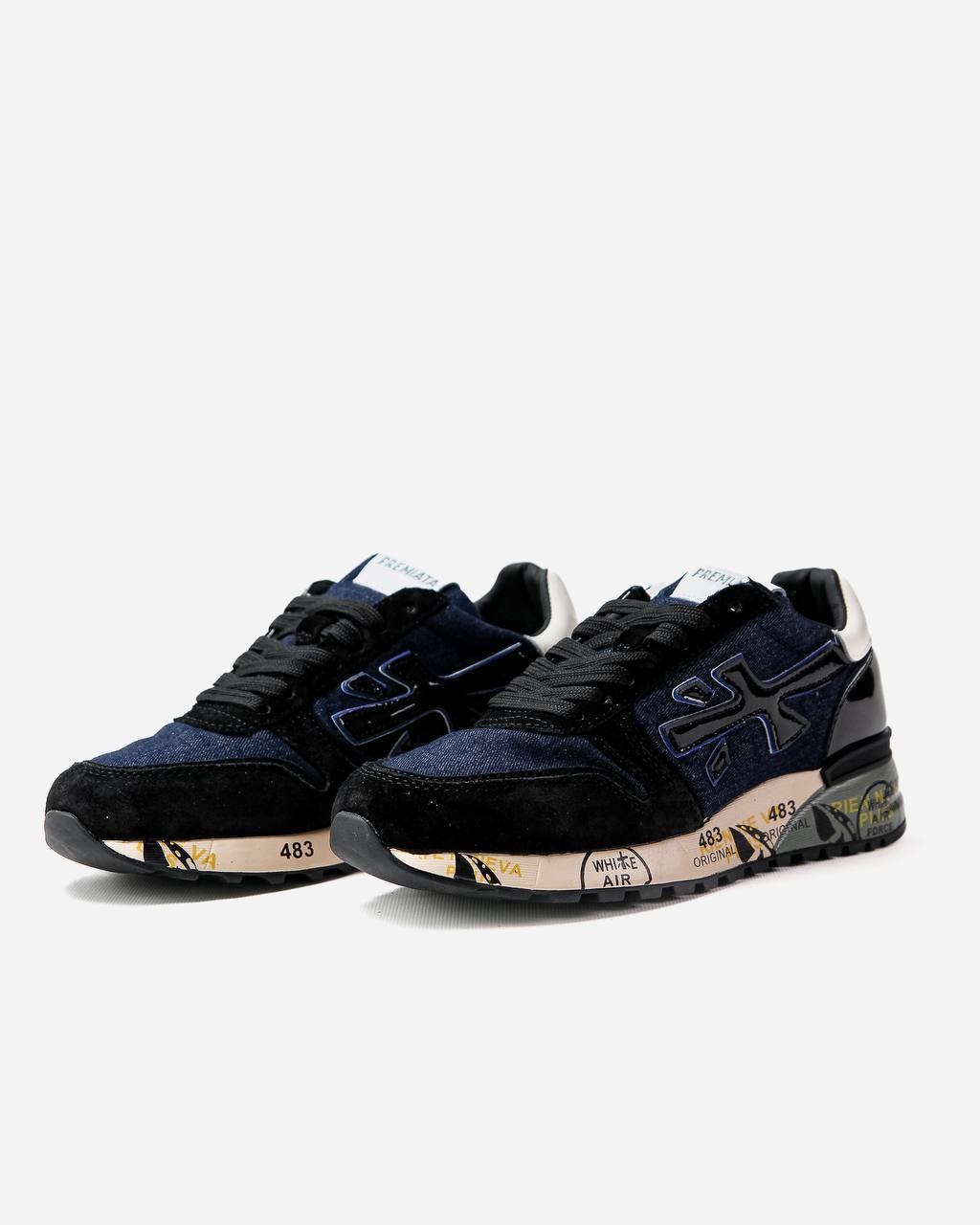 Premiata Mick Black Blue White