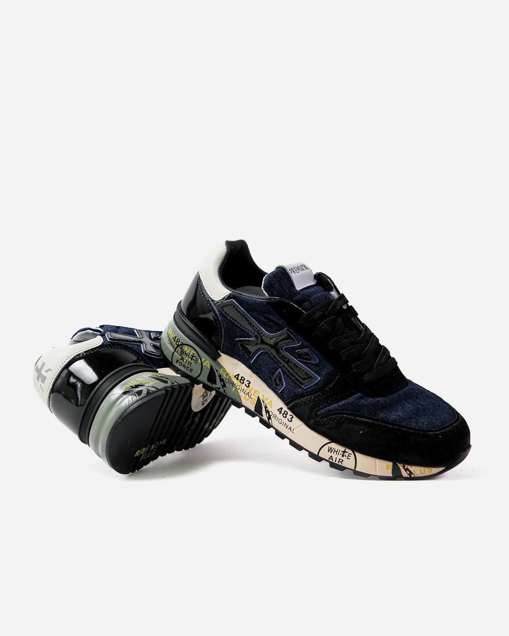 Premiata Mick Black Blue White