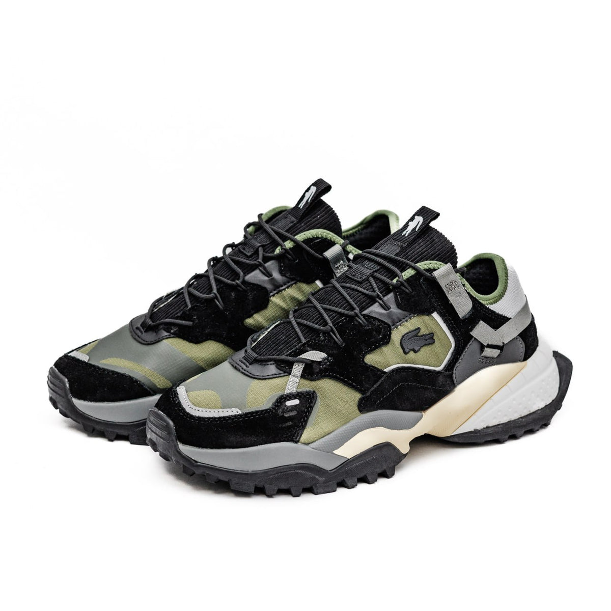 Lacoste L-Guard Breaker Khaki Black