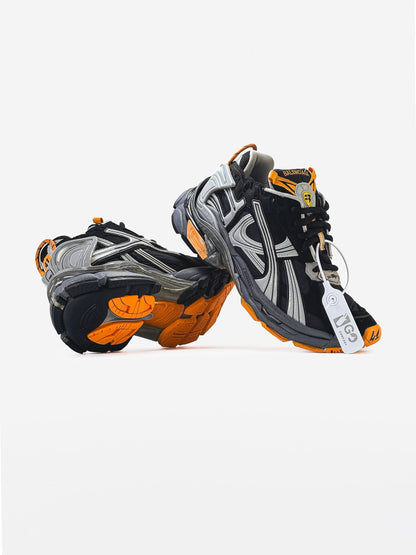 Balenciaga Runner Black Gray Neon Orange