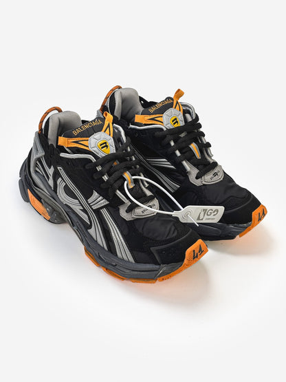 Balenciaga Runner Black Gray Neon Orange