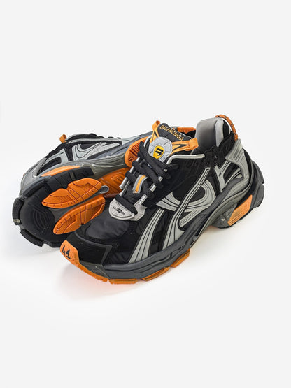 Balenciaga Runner Black Gray Neon Orange