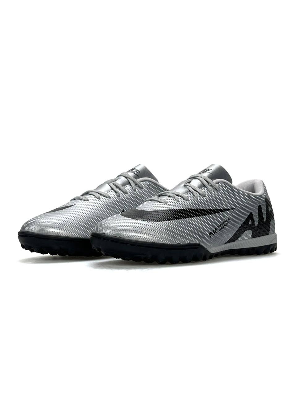 Nike Air Zoom Mercurial Vapor 15 Academy TF Silver Black